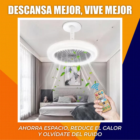 Ventiluz: Bombillo con Ventilador y Luz LED 💡